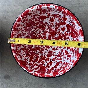 Vintage Enamelware Soup Bowls - Set of 4